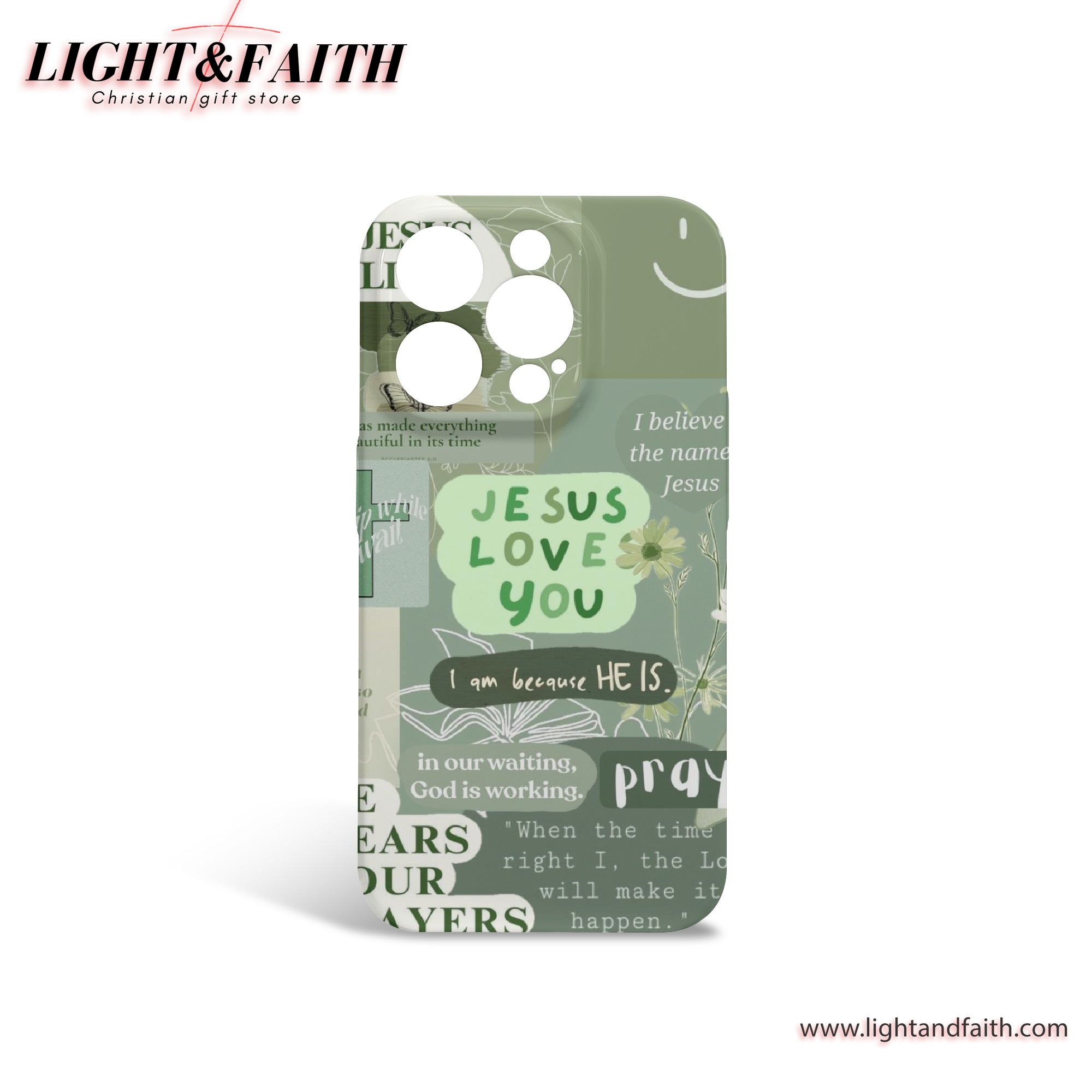 Jesus Love You Phone Case, Christian Phone Case, Bible Verse Phone Case, Religious Gift, PCLAF19